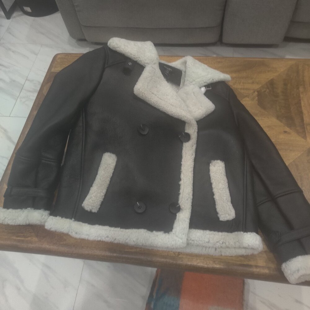 MUUBAA Shearling Jacket UK16 US12 IT48 XXL  New (roomy)$1977.00